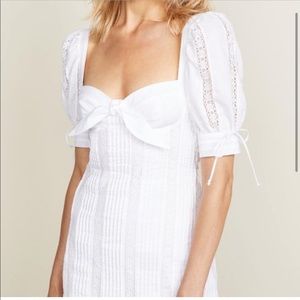 For Love And Lemons White Mini Dress